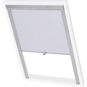 vidaXL Blackout Roller Blinds for Roof Window White 104 - Roller Blinds vidaXL Blackout Roller Blinds for Roof Window White 104 - Roller Blinds