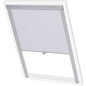 vidaXL White PK08 Window Curtain - Blackout Roller Blind vidaXL White PK08 Window Curtain - Blackout Roller Blind
