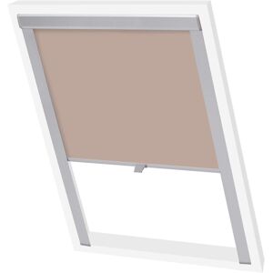 vidaXL Blackout Roller Blind Beige MK08 - Window Curtain vidaXL Blackout Roller Blind Beige MK08 - Window Curtain