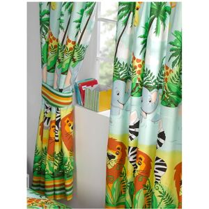 Jungle Animals (66 X 54) Jungle-Tastic Lined Curtains Jungle Animals (66 X 54) Jungle-Tastic Lined Curtains