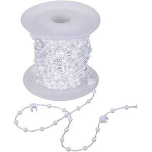 EveryHome 10m White Beaded Bottom Chain for 89mm (3.5") Vertical Blinds – 100 Cl EveryHome 10m White Beaded Bottom Chain for 89mm (3.5") Vertical Blinds – 100 Cl