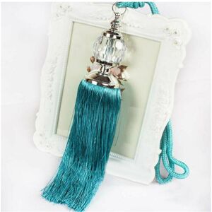 Unbranded (Peacock Blue (Pair)) Pair Luxury Curtain Holdbacks Rope Tie Backs Tassel Tiebac Unbranded (Peacock Blue (Pair)) Pair Luxury Curtain Holdbacks Rope Tie Backs Tassel Tiebac