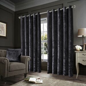 Imperial Rooms (Charcoal, 66" x 72" (168cm x 183cm))Velvet Blackout Curtains Eyelet Ring Top Imperial Rooms (Charcoal, 66" x 72" (168cm x 183cm))Velvet Blackout Curtains Eyelet Ring Top