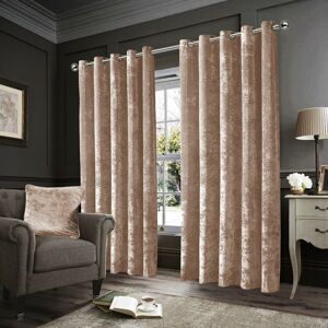 Imperial Rooms (Beige, 90" x 90" (228cm x 228cm))Velvet Blackout Curtains Eyelet Ring Top Imperial Rooms (Beige, 90" x 90" (228cm x 228cm))Velvet Blackout Curtains Eyelet Ring Top