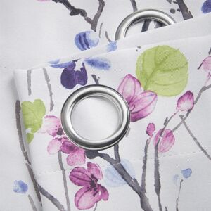 Livinluxury (168cm x 229cm, Multicoloured) Akura Room Darkening Eyelet Curtains - Pair Livinluxury (168cm x 229cm, Multicoloured) Akura Room Darkening Eyelet Curtains - Pair