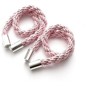 GreenZech Pink 2Pcs Curtain Tiebacks Twist Random Modeling Window Holdbacks Decorative Home Office Bathroom Rope Hook for Blackout and Sheer Panels GreenZech Pink 2Pcs Curtain Tiebacks Twist Random Modeling Window Holdbacks Decorative Home Office Bathroom Rope Hook for Blackout and Sheer Panels