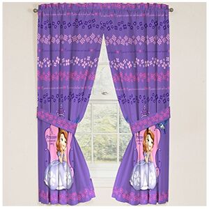 Disney Junior Sofia The First Princess Drapes Panels Curtains, Set Of 2 Disney Junior Sofia The First Princess Drapes Panels Curtains, Set Of 2