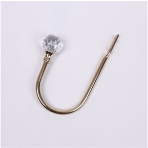 Unbranded (Gold) 2PCS Metal Crystal Curtain Holdback Wall Tie Backs Hooks Holder Unbranded (Gold) 2PCS Metal Crystal Curtain Holdback Wall Tie Backs Hooks Holder