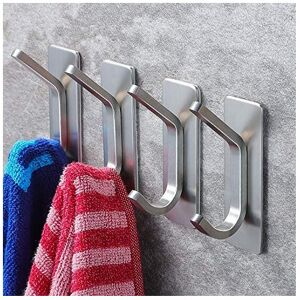ZUNTO 4 Packs Adhesive Hook - Self Adhesive Hook/Coat Sticky Hooks for Kitchen B ZUNTO 4 Packs Adhesive Hook - Self Adhesive Hook/Coat Sticky Hooks for Kitchen B