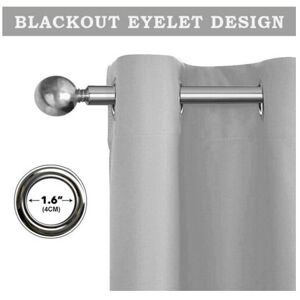 SUPREME BEDDING LTD (46" width x 54" drop , Light Grey) Luxury Insulated Heavy Thermal Blackout Eyel SUPREME BEDDING LTD (46" width x 54" drop , Light Grey) Luxury Insulated Heavy Thermal Blackout Eyel