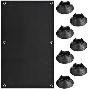 Yasmous Blackout Curtain Portable Travel Blackout Blind Temporary 100% Blackout Cloth Th Yasmous Blackout Curtain Portable Travel Blackout Blind Temporary 100% Blackout Cloth Th