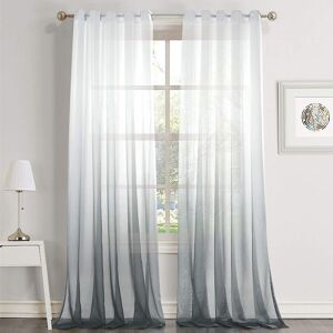 Unbranded Sheer Curtains White Gray Shade Sheer Gradient Sheer Eyelet Sheer Elegant Window Unbranded Sheer Curtains White Gray Shade Sheer Gradient Sheer Eyelet Sheer Elegant Window