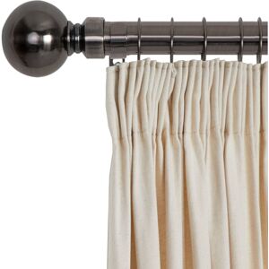 Imperial Rooms (160-300 cm (63" - 118" In), Black Nickel) Metal Curtain Pole Finials Rings Rod Imperial Rooms (160-300 cm (63" - 118" In), Black Nickel) Metal Curtain Pole Finials Rings Rod