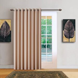 Yorkshire Bedding (66" x 84" - (168cm x 210cm) Single Panel, Beige-Ring Top) 100% Blackout Curtain Yorkshire Bedding (66" x 84" - (168cm x 210cm) Single Panel, Beige-Ring Top) 100% Blackout Curtain