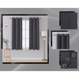Imperial Rooms (66" x 54" (168cm x 137cm)) Grey Curtains Blackout Living Room Eyelet Curtain Imperial Rooms (66" x 54" (168cm x 137cm)) Grey Curtains Blackout Living Room Eyelet Curtain