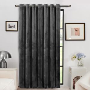 Imperial Rooms (Charcoal- Velvet Curtains) Velvet Curtain Ring Top Luxury Home Decor 1 Panel Imperial Rooms (Charcoal- Velvet Curtains) Velvet Curtain Ring Top Luxury Home Decor 1 Panel