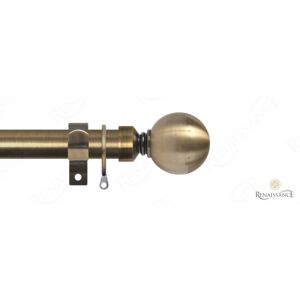 Sales Today Interior (Antique Brass, 210cm- 400cm) Extendable 25-28mm Plain Metal Ball Curtain Pole Sales Today Interior (Antique Brass, 210cm- 400cm) Extendable 25-28mm Plain Metal Ball Curtain Pole