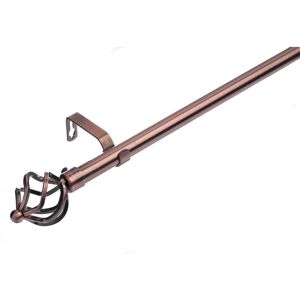 Lister Cartwright (210 - 320 cm, Antique Copper (Cage)) 19 mm Extendable Metal Curtain Poles Antiq Lister Cartwright (210 - 320 cm, Antique Copper (Cage)) 19 mm Extendable Metal Curtain Poles Antiq