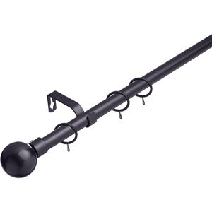 (120 - 210 cm, Gun Metal (Ball Finials)) Lister Cartwright 19 mm Extendable Meta (120 - 210 cm, Gun Metal (Ball Finials)) Lister Cartwright 19 mm Extendable Meta