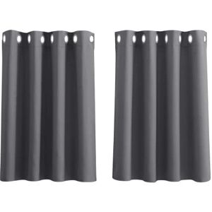 Xbox PONY DANCE Grey Blackout Window Short Curtains Eyelet Home Decorative Thermal In Xbox PONY DANCE Grey Blackout Window Short Curtains Eyelet Home Decorative Thermal In