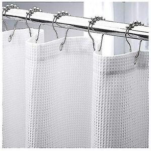 Unbranded 180*210cm Extra Long Waffle Shower Curtain, Heavy Duty Fabric Shower Curtains Wi Unbranded 180*210cm Extra Long Waffle Shower Curtain, Heavy Duty Fabric Shower Curtains Wi