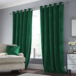 Imperial Rooms (66" x 54" (168cm x 137cm), Green Emerald Velvet Curtain) Velvet Curtains Eyelet Imperial Rooms (66" x 54" (168cm x 137cm), Green Emerald Velvet Curtain) Velvet Curtains Eyelet