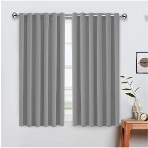 Moonlight Bedding Limited (SILVER, 46" Width x 54" Drop) Ready Made Eyelet Silver & Grey Blackout Curtains Moonlight Bedding Limited (SILVER, 46" Width x 54" Drop) Ready Made Eyelet Silver & Grey Blackout Curtains