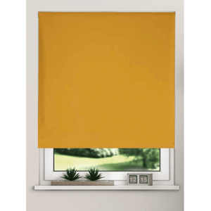 NewEdgeBlinds (130cm) Ochre 100% Thermal Blackout Roller Blind For Windows NewEdgeBlinds (130cm) Ochre 100% Thermal Blackout Roller Blind For Windows