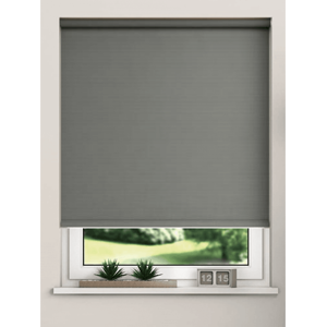 NewEdgeBlinds (90cm) Grey 100% Thermal Blackout Roller Blind For Windows NewEdgeBlinds (90cm) Grey 100% Thermal Blackout Roller Blind For Windows