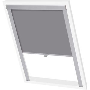 vidaXL Blackout Roller Blind Grey S08/608 - Window Blind vidaXL Blackout Roller Blind Grey S08/608 - Window Blind