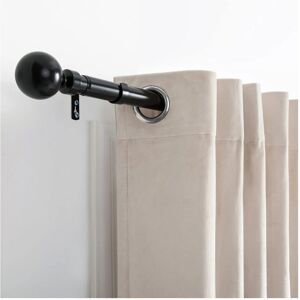 SUPREME BEDDING LTD (120-210 cm (48" - 83" In), Matte Black Curtain Pole) Extendable Curtain Pole Ro SUPREME BEDDING LTD (120-210 cm (48" - 83" In), Matte Black Curtain Pole) Extendable Curtain Pole Ro