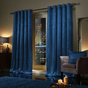 Imperial Rooms (66" x 90" (168cm x 228cm), Blue Velvet Curtain) Velvet Curtains Eyelet Ring Top Imperial Rooms (66" x 90" (168cm x 228cm), Blue Velvet Curtain) Velvet Curtains Eyelet Ring Top