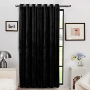 Imperial Rooms (Black, 66" x 84" (167cm x 213cm)- Door Curtain Single Panel) Velvet Curtains Ey Imperial Rooms (Black, 66" x 84" (167cm x 213cm)- Door Curtain Single Panel) Velvet Curtains Ey