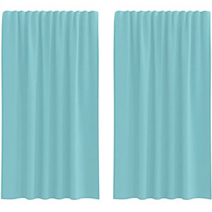 vidaXL brand Model mit Schlaufen Turquoise Curtain - Curtains vidaXL brand Model mit Schlaufen Turquoise Curtain - Curtains