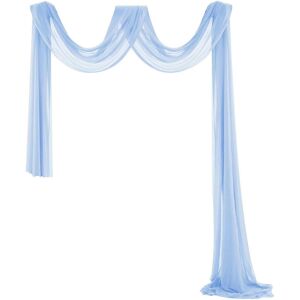 Unbranded (1.5*6M, DENIM BLUE) Elegant Simple Window Curtains Easy Care Semi Sheer Curtain Unbranded (1.5*6M, DENIM BLUE) Elegant Simple Window Curtains Easy Care Semi Sheer Curtain