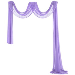 Unbranded (1.3*5.5M, Dark Purple) Elegant Simple Window Curtains Easy Care Semi Sheer Curt Unbranded (1.3*5.5M, Dark Purple) Elegant Simple Window Curtains Easy Care Semi Sheer Curt
