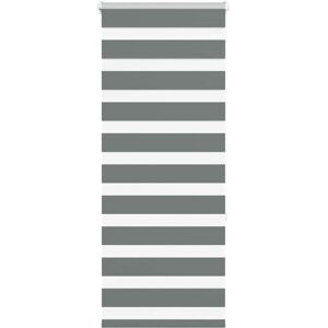 vidaXL Zebra Roller Blind Dark Grey - Roller Blind vidaXL Zebra Roller Blind Dark Grey - Roller Blind