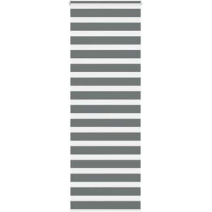 vidaXL Zebra Blinds - 85x230 cm, Polyester, Dark Gray - Zebra Blinds vidaXL Zebra Blinds - 85x230 cm, Polyester, Dark Gray - Zebra Blinds