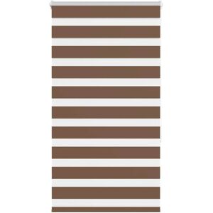 VidaXL Zebra Blinds - 90x150 cm - Polyester - Brown - Product Type VidaXL Zebra Blinds - 90x150 cm - Polyester - Brown - Product Type