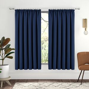 Moonlight Bedding Limited (Blue, 66" width x 54" depth (168cm x 137cm)) Plain Blackout Curtains Ringtop & Moonlight Bedding Limited (Blue, 66" width x 54" depth (168cm x 137cm)) Plain Blackout Curtains Ringtop &