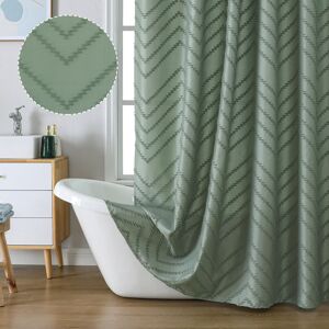 Chyhomenyc Chevron Extra Long Sage Green Boho Shower Curtain Set 72x96 inches F Chyhomenyc Chevron Extra Long Sage Green Boho Shower Curtain Set 72x96 inches F