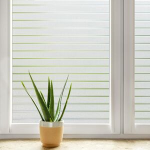 DOWELL Window Film Privacy Film for Glass Windows 60x400cm, Frosted Stripe Patte DOWELL Window Film Privacy Film for Glass Windows 60x400cm, Frosted Stripe Patte