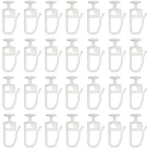 Unbranded 200 Pack Curtain Gliders with 8.3 Mm Head Folding Glider Curtain Rail Track Glid Unbranded 200 Pack Curtain Gliders with 8.3 Mm Head Folding Glider Curtain Rail Track Glid