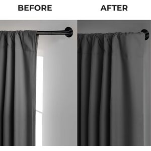 Imperial Rooms (120-210 cm (48" - 83" In), Matte Black) Blackout Extendable Metal Curtain Pole Imperial Rooms (120-210 cm (48" - 83" In), Matte Black) Blackout Extendable Metal Curtain Pole