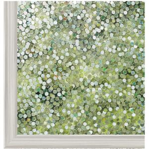 Unbranded (As show, One size) (45x300cmElectrostatic Window Film, Privacy Protection, Circ Unbranded (As show, One size) (45x300cmElectrostatic Window Film, Privacy Protection, Circ