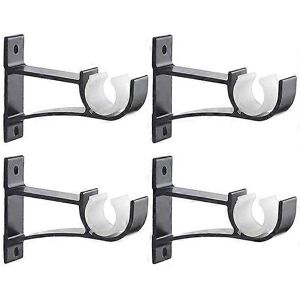 Unbranded (As show, One size) 4 PCS Aluminum Alloy Curtain Rod Holder 12 * 8cm Rustproof C Unbranded (As show, One size) 4 PCS Aluminum Alloy Curtain Rod Holder 12 * 8cm Rustproof C