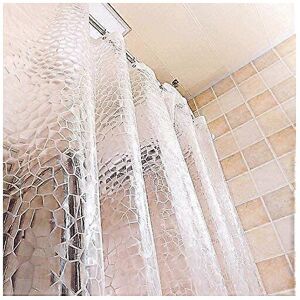 Unbranded (As show, One size) Waterproof Mildewproof Clear Thick EVA Shower Curtain - 120 Unbranded (As show, One size) Waterproof Mildewproof Clear Thick EVA Shower Curtain - 120