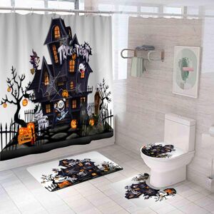 Unbranded (As show, One size) Imp Castle Halloween Shower Curtain Sets, Generic 71 Inch X Unbranded (As show, One size) Imp Castle Halloween Shower Curtain Sets, Generic 71 Inch X