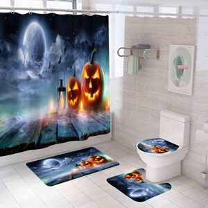 Unbranded (As show, One size) Pumpkin Moon Viewing Halloween Shower Curtain Sets, Generic Unbranded (As show, One size) Pumpkin Moon Viewing Halloween Shower Curtain Sets, Generic