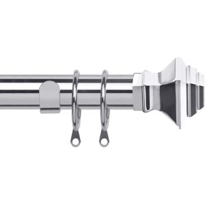 ASPIRE HOMEWARE (Chrome- Lamp Design, 120-210 cm (48" - 83" In)) Extendable Heavy Metal Curtain ASPIRE HOMEWARE (Chrome- Lamp Design, 120-210 cm (48" - 83" In)) Extendable Heavy Metal Curtain